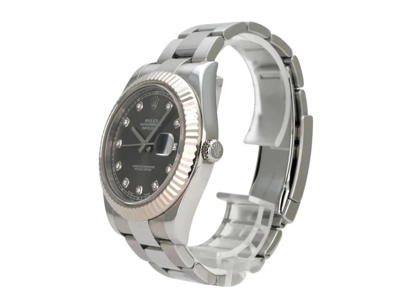 Rolex Datejust II 116334 Rhodium Diamant