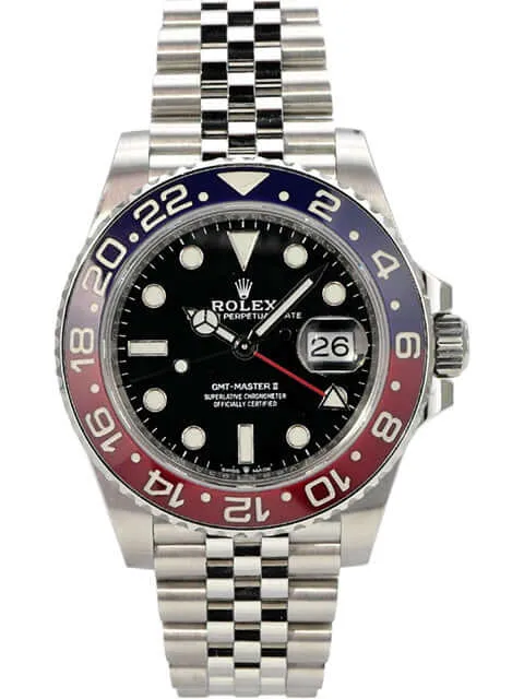 Rolex GMT-Master II Edelstahl 126710BLRO