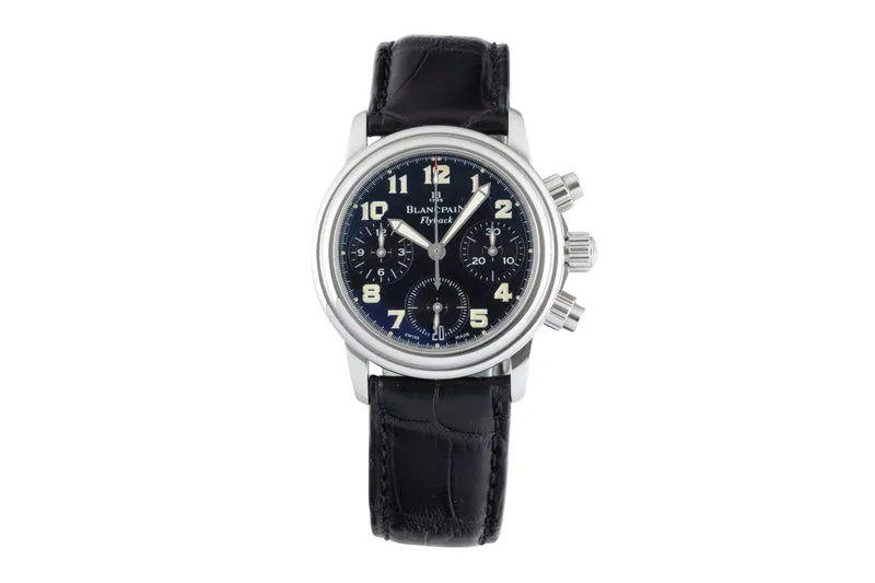 Blancpain Leman chronograph steel automatic women's watch 2385F [2605576]