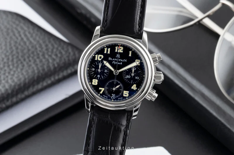 Blancpain Leman chronograph steel automatic women's watch 2385F [2605576]