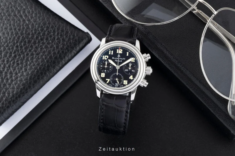 Blancpain Leman chronograph steel automatic women's watch 2385F [2605576]