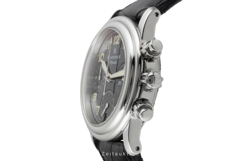 Blancpain Leman chronograph steel automatic women's watch 2385F [2605576]