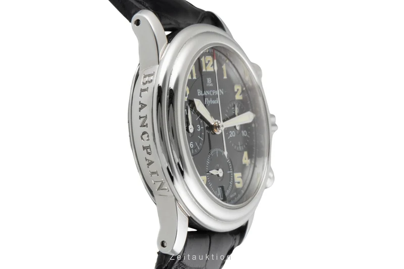 Blancpain Leman chronograph steel automatic women's watch 2385F [2605576]