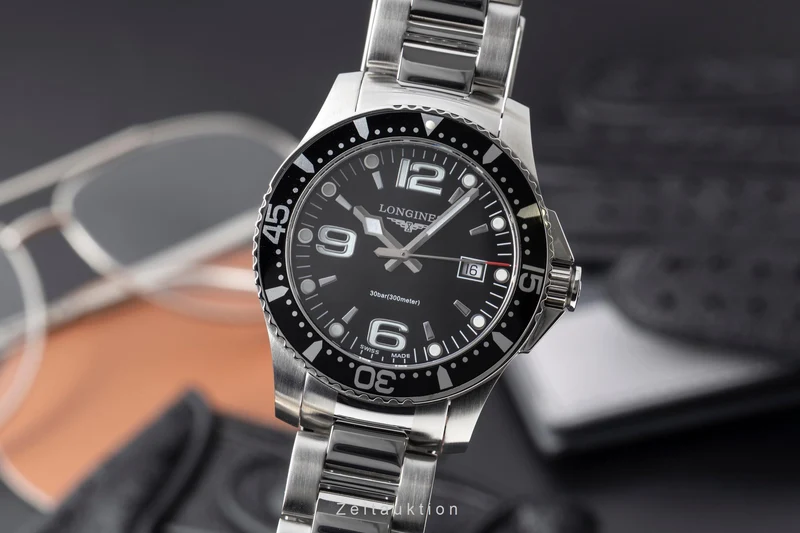 Longines Hydro Conquest steel quartz men's watch L3.640.4 [2605734]
