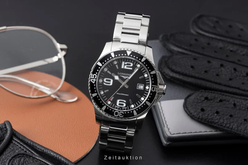 Longines Hydro Conquest steel quartz men's watch L3.640.4 [2605734]