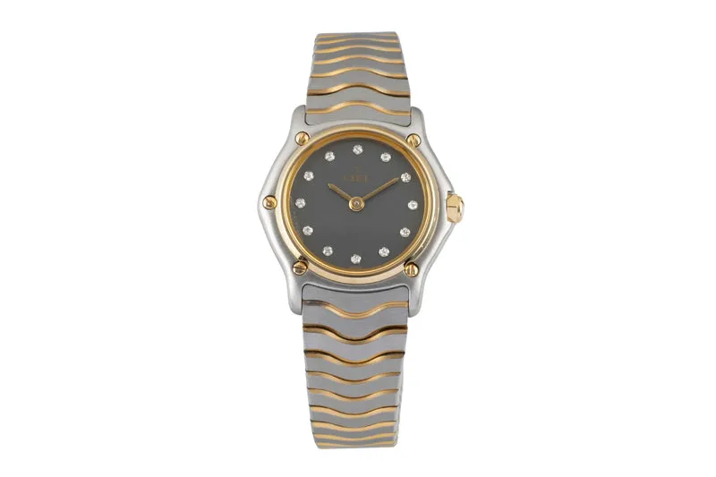 Ebel Classic Wave steel / gold quartz women's watch 1057901 [2605678]