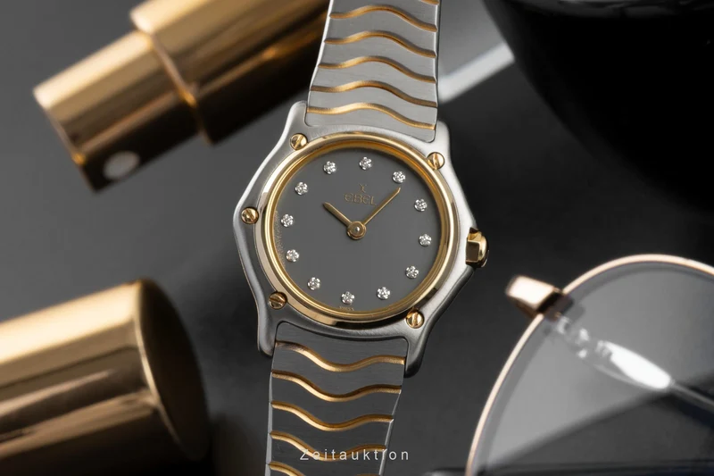 Ebel Classic Wave steel / gold quartz women's watch 1057901 [2605678]