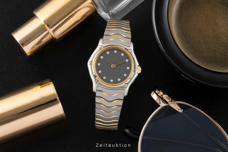 Ebel Classic Wave steel / gold quartz women's watch 1057901 [2605678]