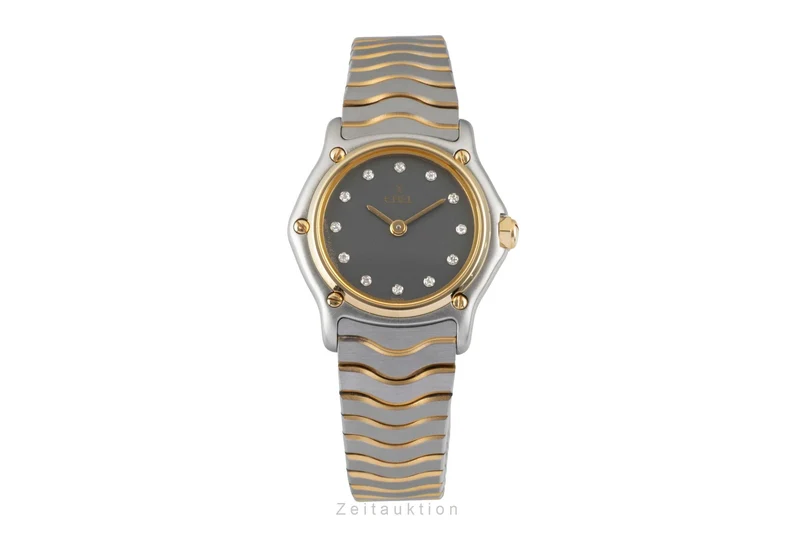 Ebel Classic Wave steel / gold quartz women's watch 1057901 [2605678]