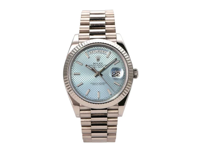 Rolex Day-Date 40 Weißgold 228239 Eisblau