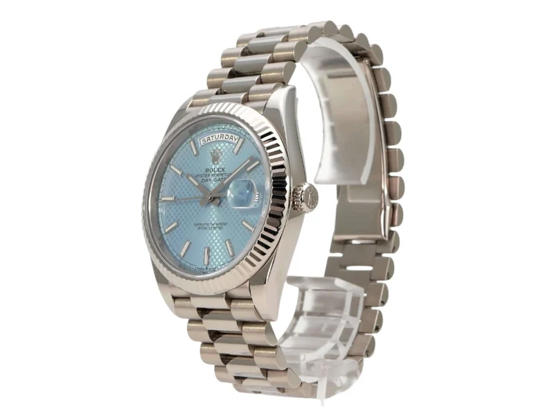 Rolex Day-Date 40 Weißgold 228239 Eisblau