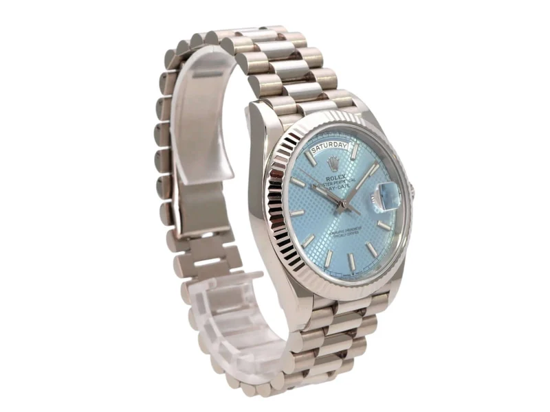 Rolex Day-Date 40 Weißgold 228239 Eisblau