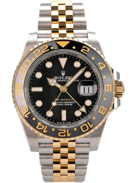 Rolex GMT-Master II Edelstahl Gelbgold 126713GRNR