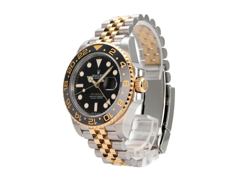 Rolex GMT-Master II Edelstahl Gelbgold 126713GRNR