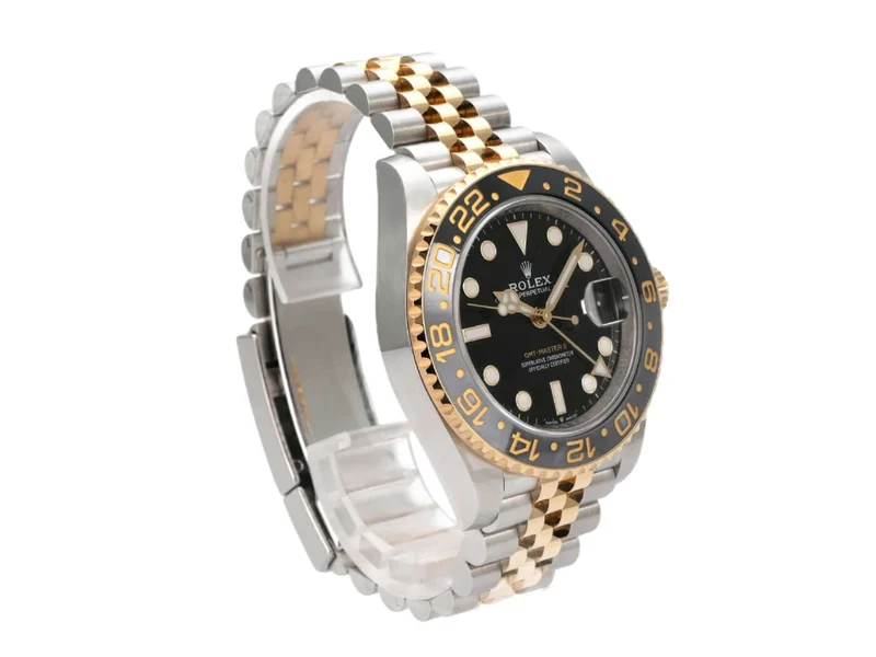 Rolex GMT-Master II Edelstahl Gelbgold 126713GRNR