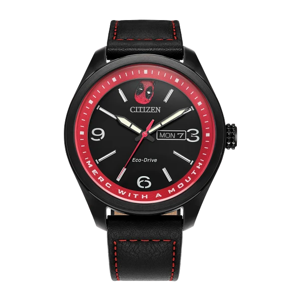 Citizen Marvel Deadpool Eco-Drive Watch AW0145-02W