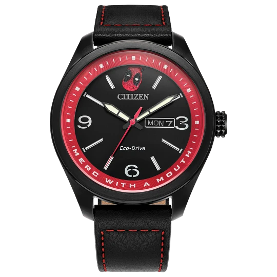 Citizen Marvel Deadpool Eco-Drive Watch AW0145-02W