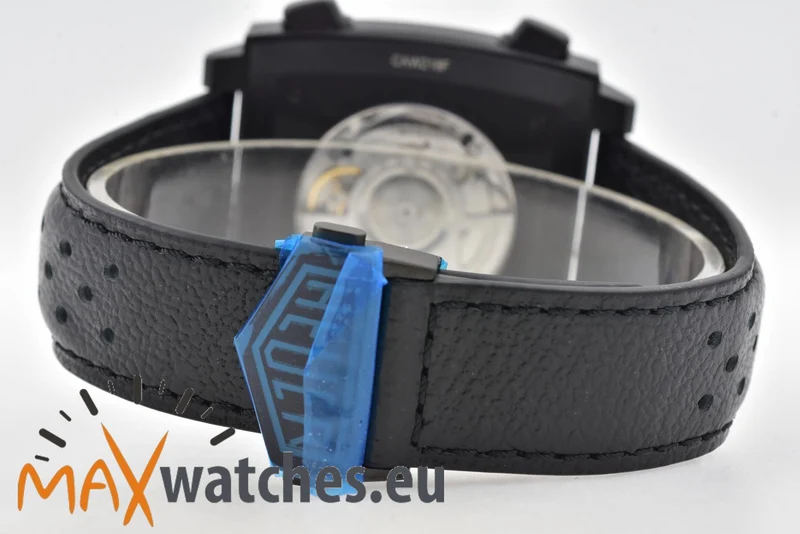 TAG Heuer Monaco Stopwatch Chronograph Limited Edition Black Dial CAW218F.FC6356