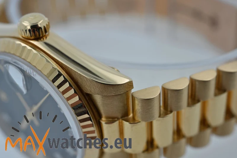 Rolex Datejust Medium 18k Gelb Yellow Gold 68278 Diamond Dial Jubilee