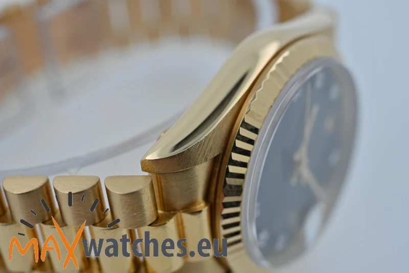 Rolex Datejust Medium 18k Gelb Yellow Gold 68278 Diamond Dial Jubilee