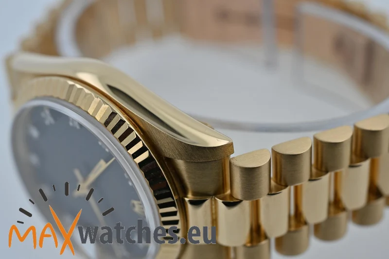 Rolex Datejust Medium 18k Gelb Yellow Gold 68278 Diamond Dial Jubilee