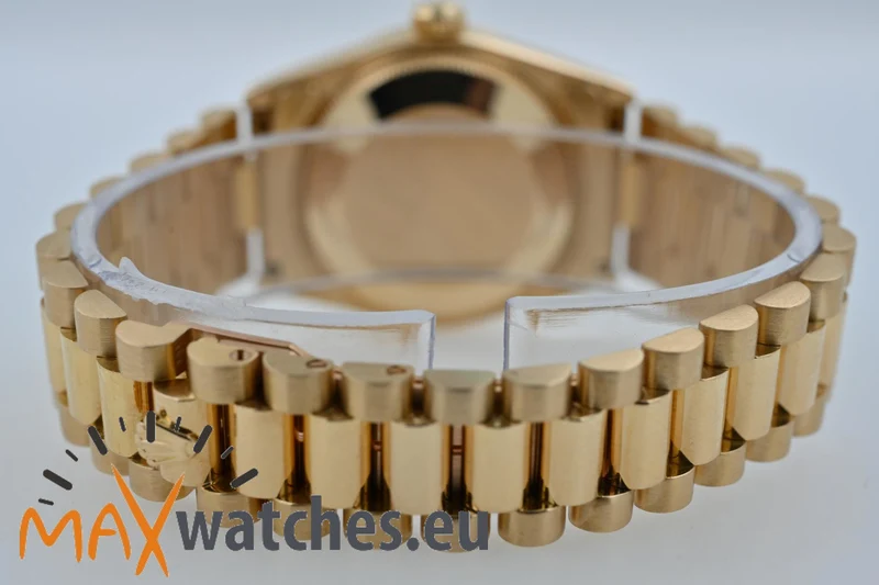 Rolex Datejust Medium 18k Gelb Yellow Gold 68278 Diamond Dial Jubilee