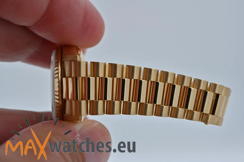 Rolex Datejust Medium 18k Gelb Yellow Gold 68278 Diamond Dial Jubilee