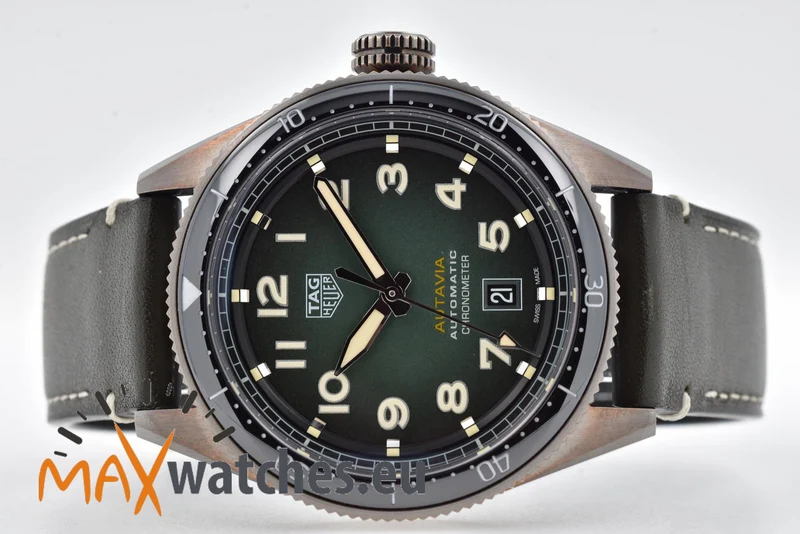 TAG Heuer Autavia 42 Green Dial Bronze WBE5190.FC8268