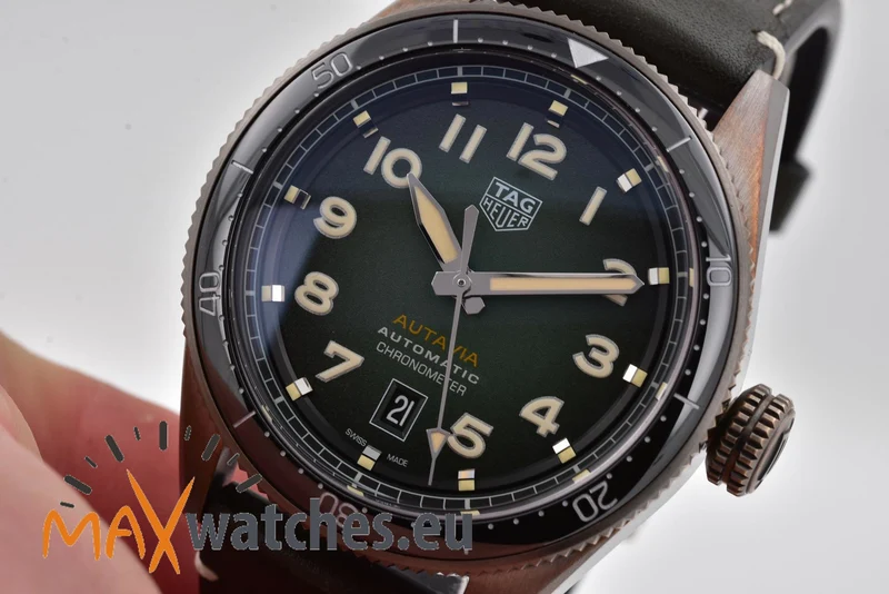 TAG Heuer Autavia 42 Green Dial Bronze WBE5190.FC8268