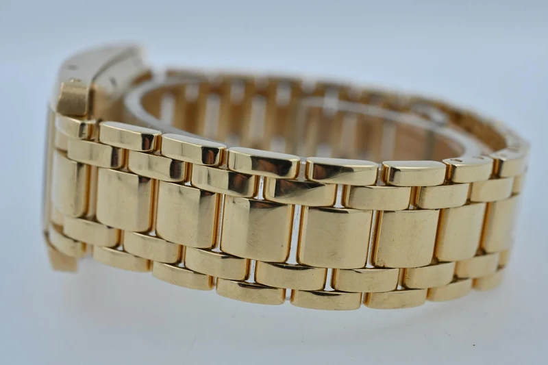 Cartier Tank Americaine XL 18k Yellow Gold 1725 Großes Modell Service 2023 120g