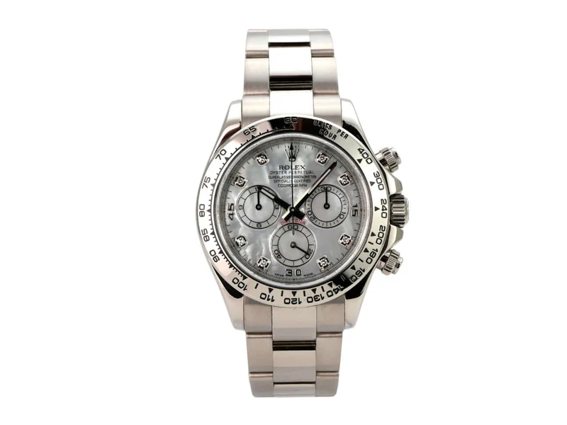 Rolex Cosmograph Daytona 116509 Weißgold Perlmutt Diamant