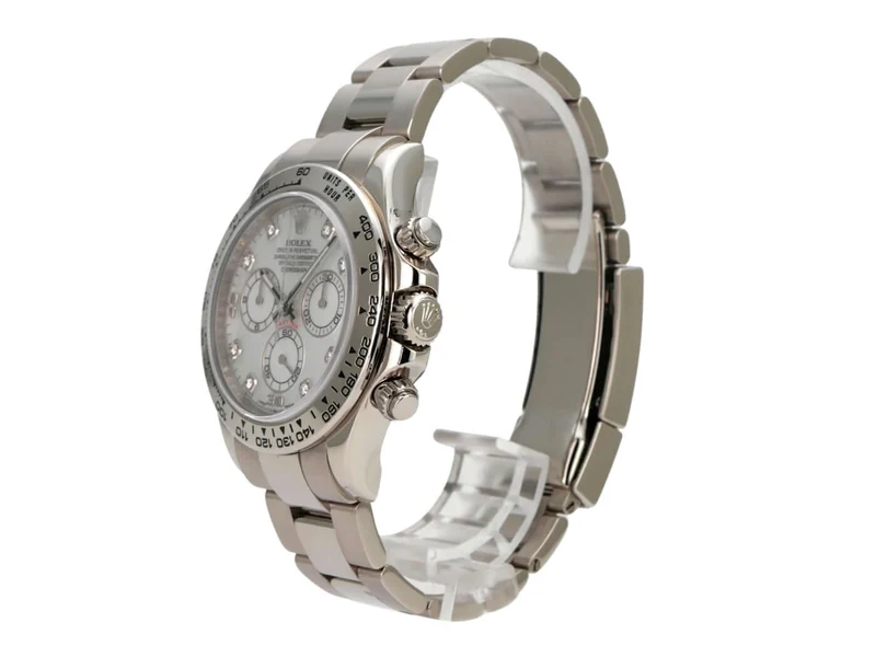 Rolex Cosmograph Daytona 116509 Weißgold Perlmutt Diamant