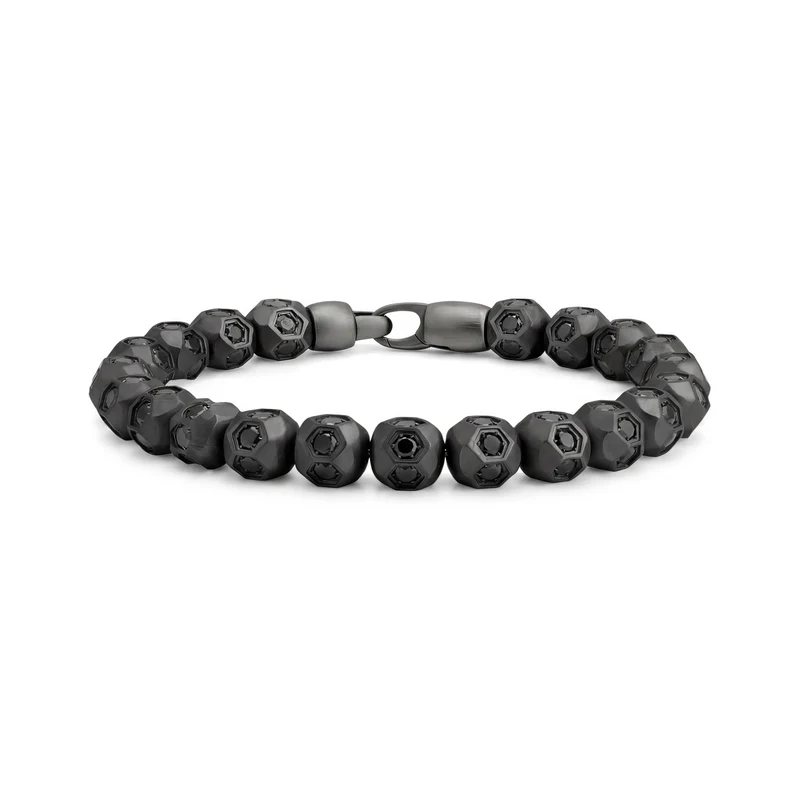 Mattes Fußball-Perlenarmband