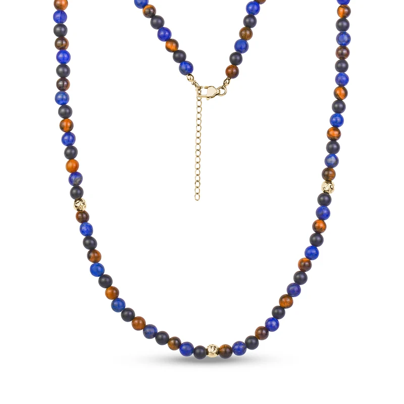 Dreireihiges Edelsteinarmband