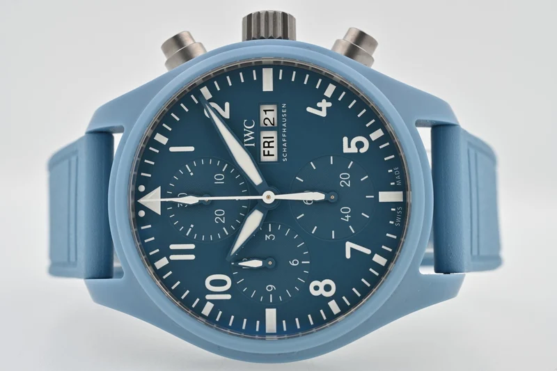 IWC Fliegerchronograph Pilots Chronograph Top Gun 41 Miramar Blue IW389409