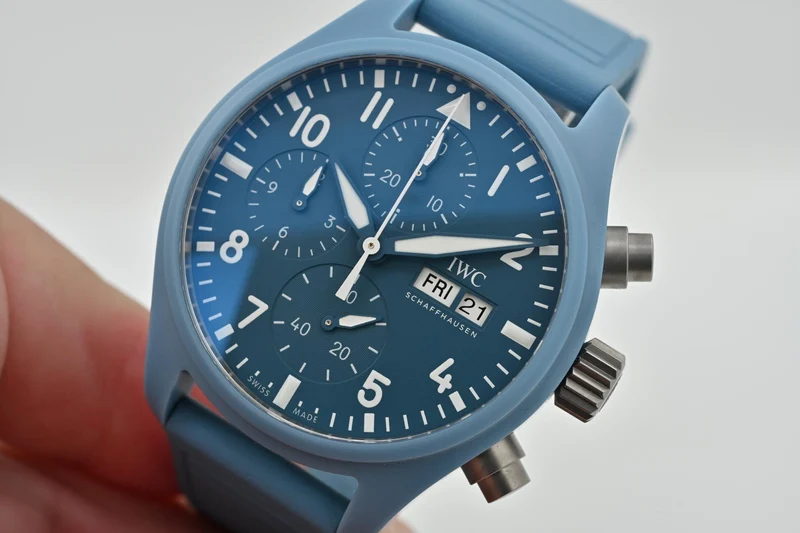 IWC Fliegerchronograph Pilots Chronograph Top Gun 41 Miramar Blue IW389409