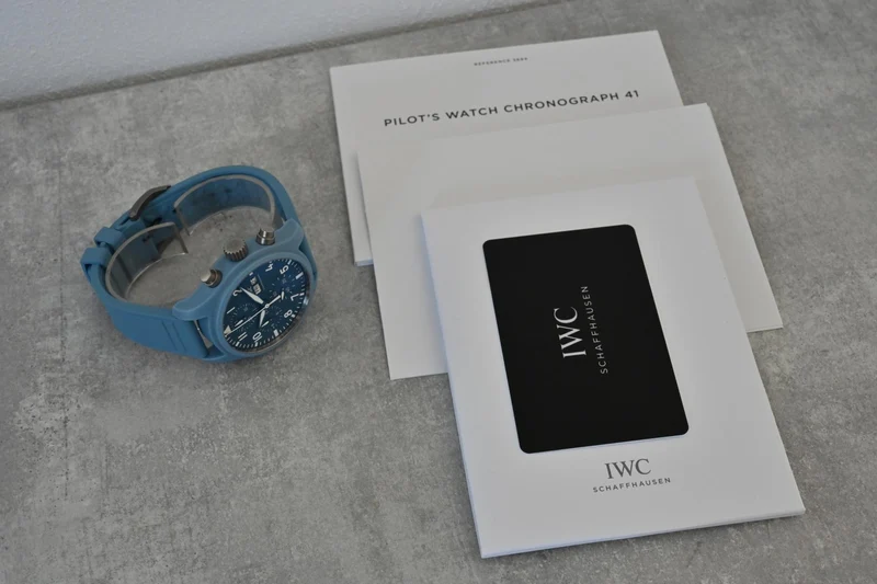 IWC Fliegerchronograph Pilots Chronograph Top Gun 41 Miramar Blue IW389409