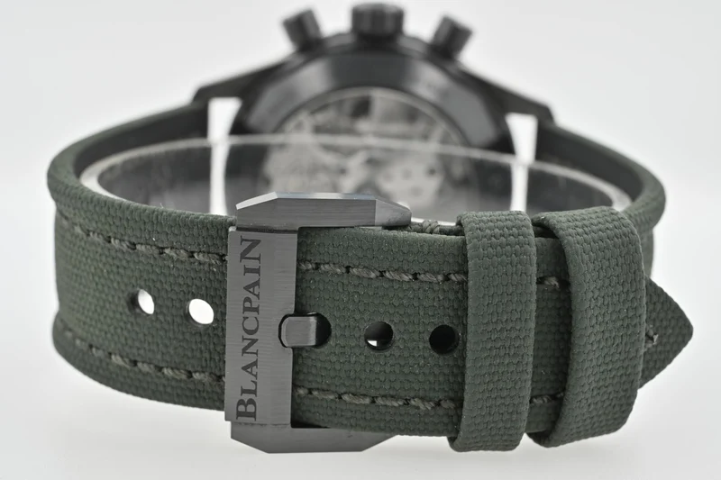 Blancpain Fifty Fathoms Bathyscaphe Chronograph Flyback 5200-0153-B52A Green Dial