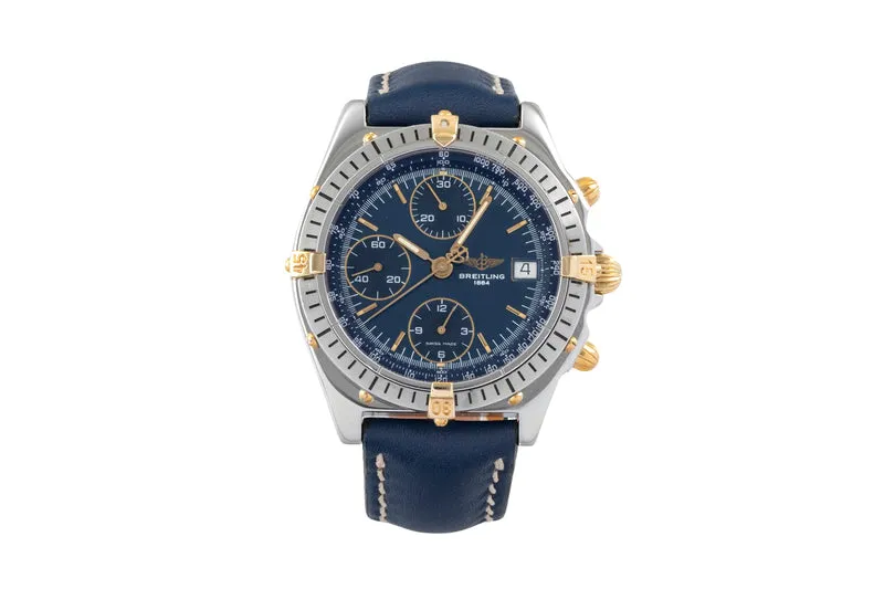Breitling Chronomat chronograph steel / gold automatic men's watch B13047 [2605829]