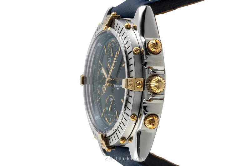 Breitling Chronomat chronograph steel / gold automatic men's watch B13047 [2605829]
