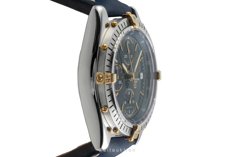 Breitling Chronomat chronograph steel / gold automatic men's watch B13047 [2605829]