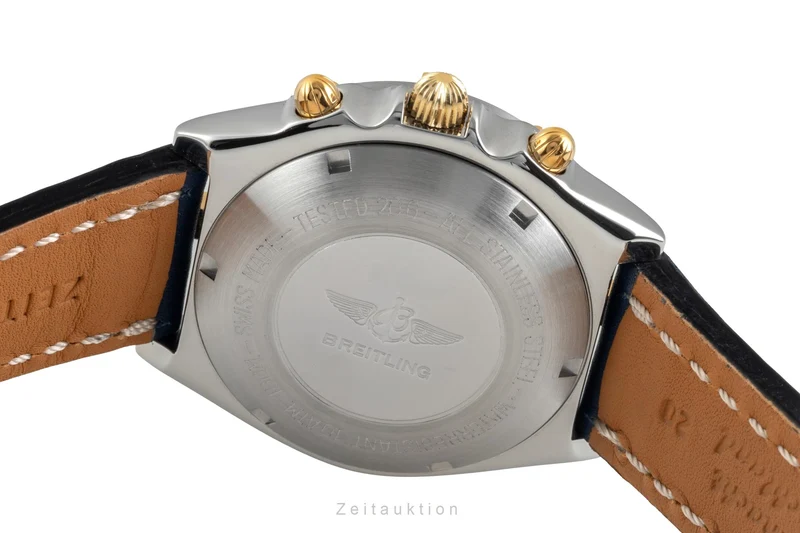 Breitling Chronomat chronograph steel / gold automatic men's watch B13047 [2605829]
