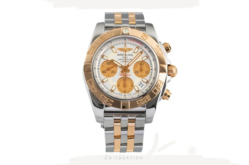 Breitling Chronomat chronograph steel / gold automatic men's watch CB0140 [2605950]