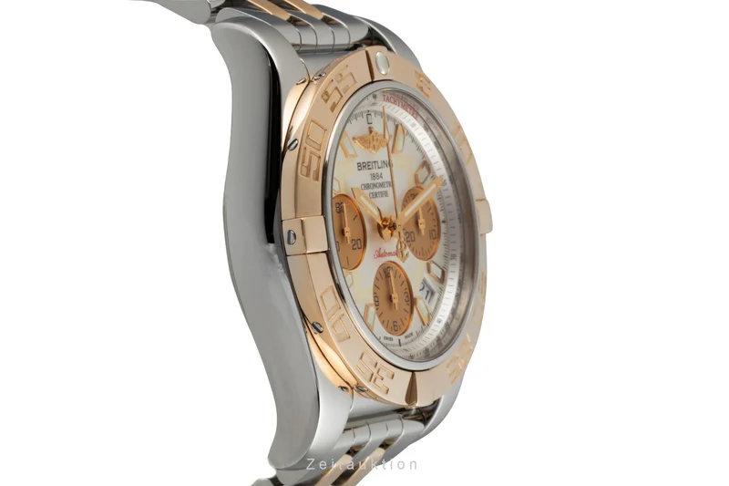 Breitling Chronomat chronograph steel / gold automatic men's watch CB0140 [2605950]