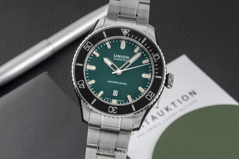 Union Glashütte Belisar Steel / rubber automatic men's watch D009.907.11.091.09 Limited [2605737]