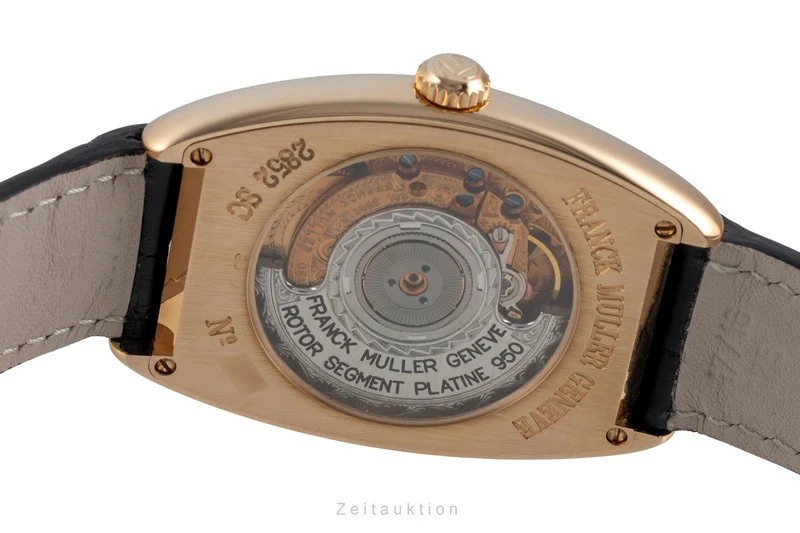 Franck Muller Curvex 18 ct gold automatic men's watch 2852 SC [2604581]