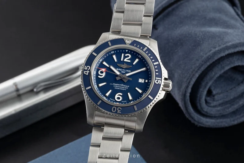 Breitling Superocean steel automatic men's watch A17367D81C1A1 LP: 4550EUR [2605698]