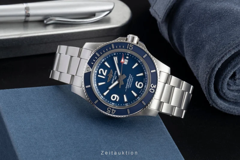 Breitling Superocean steel automatic men's watch A17367D81C1A1 LP: 4550EUR [2605698]