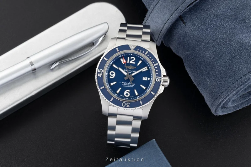 Breitling Superocean steel automatic men's watch A17367D81C1A1 LP: 4550EUR [2605698]