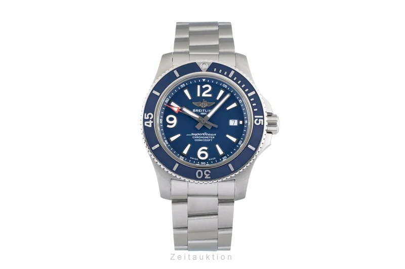 Breitling Superocean steel automatic men's watch A17367D81C1A1 LP: 4550EUR [2605698]